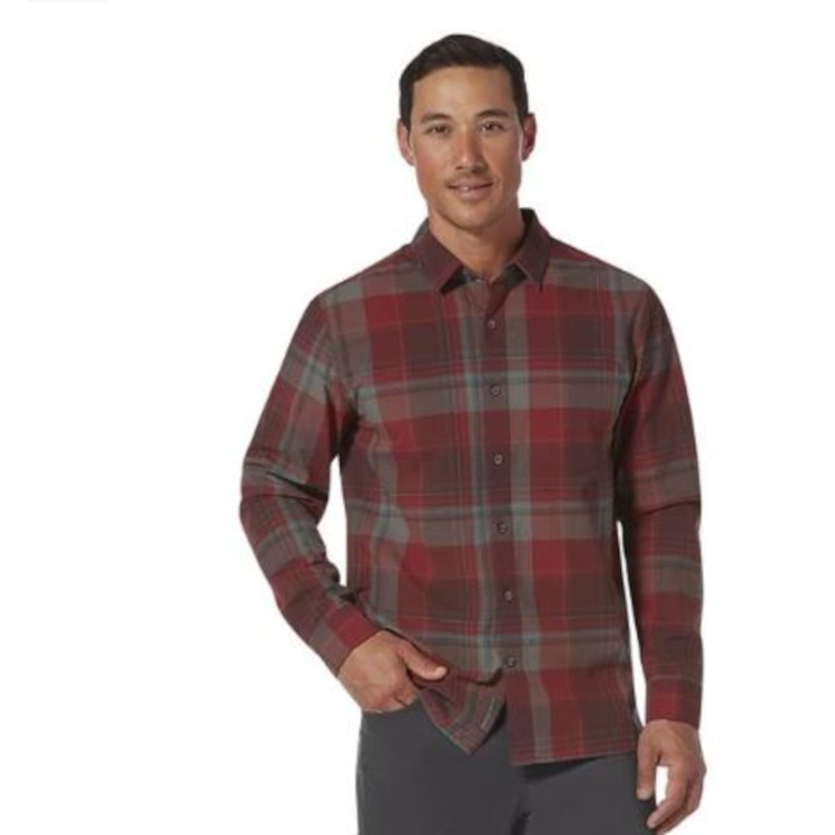 Royal Robbins Trouvaille Organic Cotton Plaid Long Sleeve Shirt – Men’s