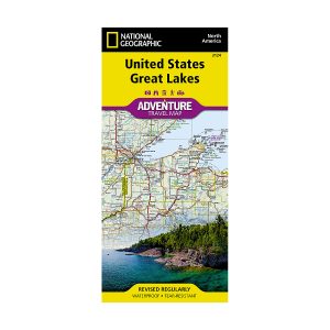 National Geographic Great Lakes Adventure Travel Map