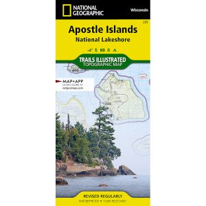 National Geographic Apostle Islands Trail Map