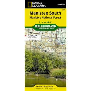 National Geographic Manistee National Forest South Trail Map