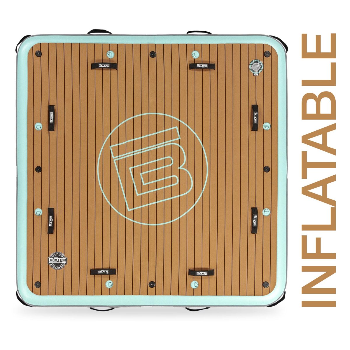 Bote Dock Inflatable 7' Platform with Hand Pump