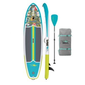 Drift Inflatable 10’8″ SUP with Paddle, Pump, Leash, & Bag