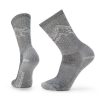 Smartwool Classic Hike Light Cushion Mountain Pattern Crew Sock