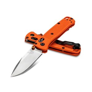 Benchmade Mini Bugout Non-Serrated Drop Point - Axis Lock/Thumb Stud