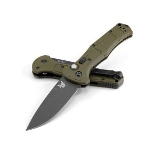 Benchmade 9070BK-1 Green Claymore - Push Button Automatic