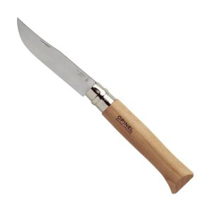 Opinel No 12 Stainless Steel Knife with Beechwood Handle