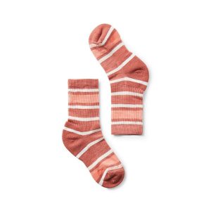 Smartwool Hike Light Cushion Striped Crew Socks – Kid’s