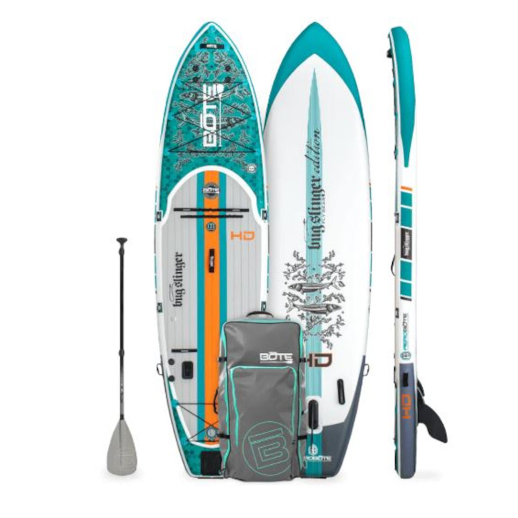 Bote HD Aero 11’6″ Inflatable Stand Up Paddleboard with Carbon Paddle