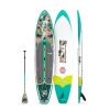 Bote Flood GatorShell 12′ Stand Up Paddleboard with Carbon Paddle 120FL