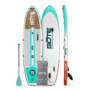 Bote Breeze Aero Inflatable 11’6″ SUP Stand Up Paddleboard with Paddle