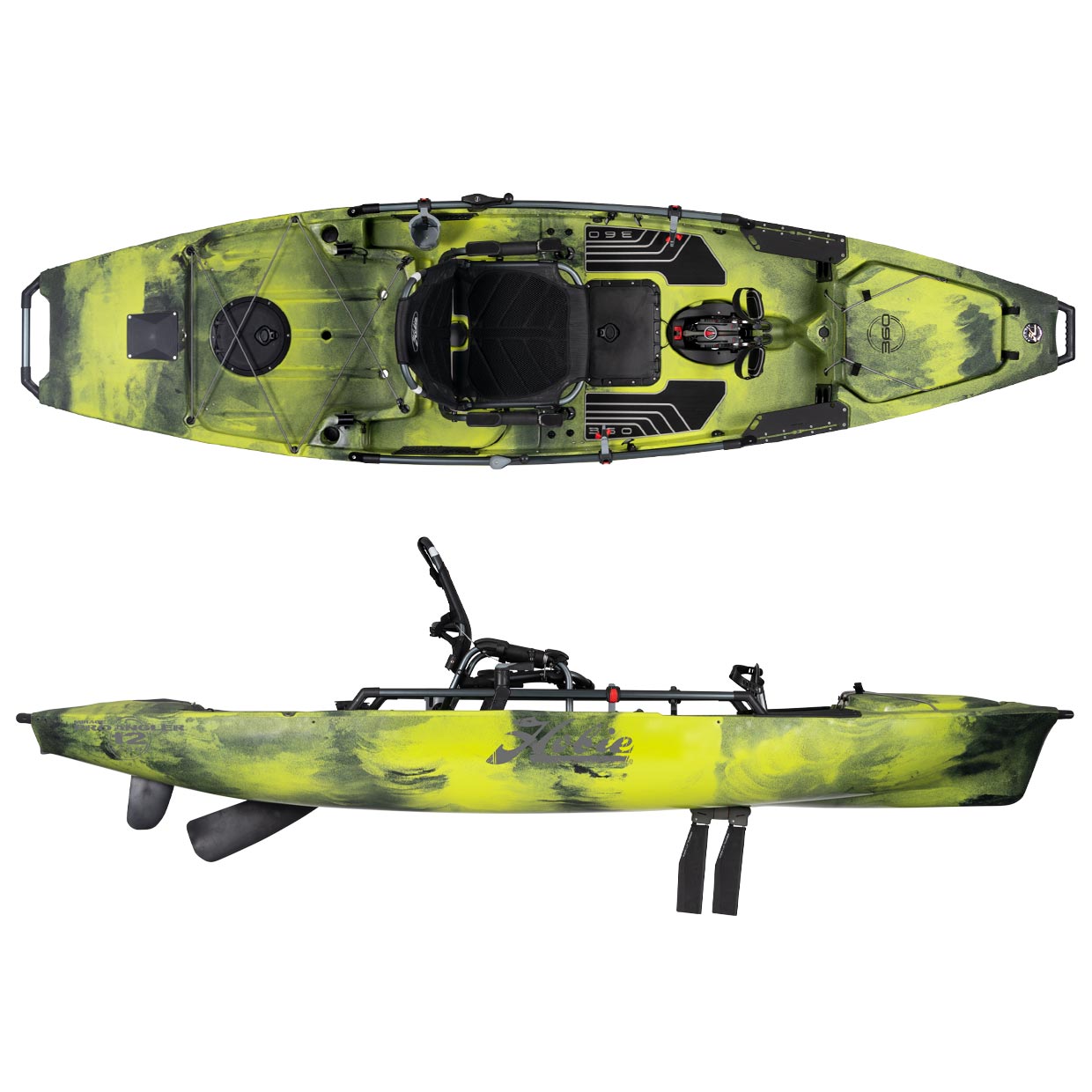 Hobie Mirage Pro Angler 12 360 Camo Kayak – 2023