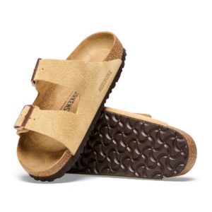Birkenstock Arizona Suede Leather Sandal Orignial Footbed- Women’s Narrow