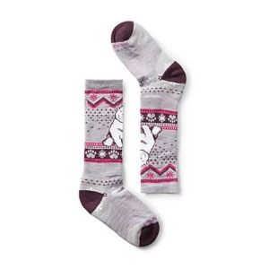Smartwool Wintersport Full Cushion Polar Bear Pattern OTC – Kids’ Socks