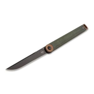 Boker Kaizen Green Canvas Micarta - D2 / Linerlock