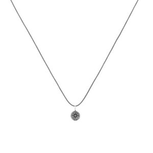 Bronwen Tiny Charm Necklace – Compass Rose