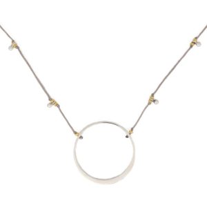 Bronwen Circle of Life Necklace - Silver