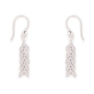 Bronwen Cascade Earrings – Short/Silver