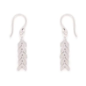 Bronwen Cascade Earrings - Short/Silver