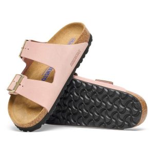 Birkenstock Arizona SFB Nubuck Sandal | Soft Pink | Reg Width- Women's (1027661)