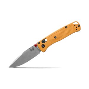 Benchmade Mini Bugout Non-Serrated Drop Point - Axis Lock/Thumb Stud