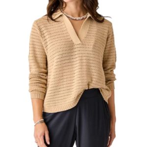 Carve Designs Morgan Polo Sweater - Women's