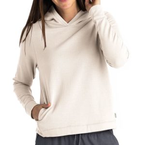 Freefly Bamboo Lightweight Fleece Cropped Hoodie – Women’s