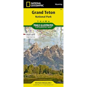 National Geographic Grand Teton National Park Trail Map