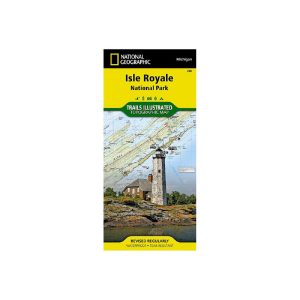 National Geographic Isle Royale National Park Trail Map