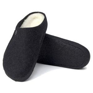 Birkenstock Zermatt Shearling Slipper | Anthracite | Narrow – Women’s