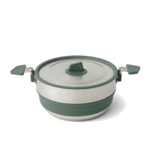 Sea To Summit Detour Stainless Steel Collapsible Pot – 3 Liters