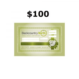 $100 Backcountry North Gift Certificate (Redeemable IN-STORE)