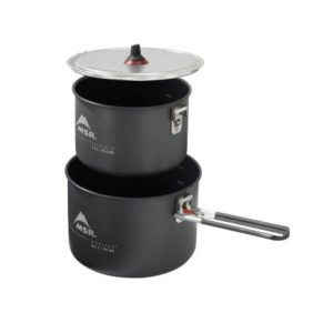 MSR Ceramic Non-Stick Pots – Set of 2 – (2.5L + 1.5L)