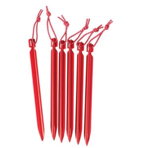 MSR Mini-Groundhog Tent Stakes – 6 Pack